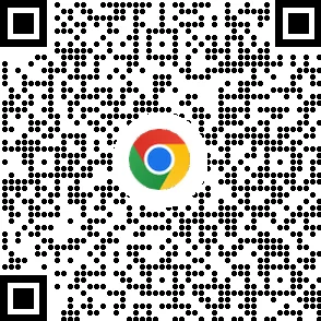 คิวอาร์โค้ดสำหรับดาวน์โหลดเบราว์เซอร์ Chrome ในมือถือ